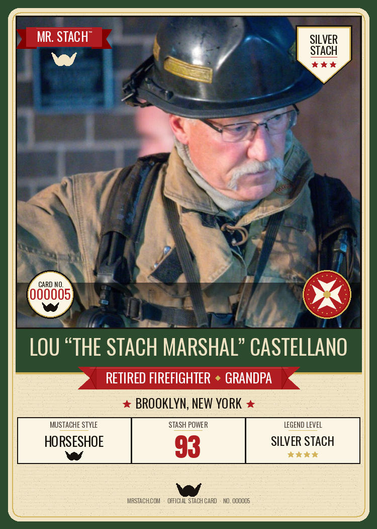 Lou Castellano's Mr. Stach Card