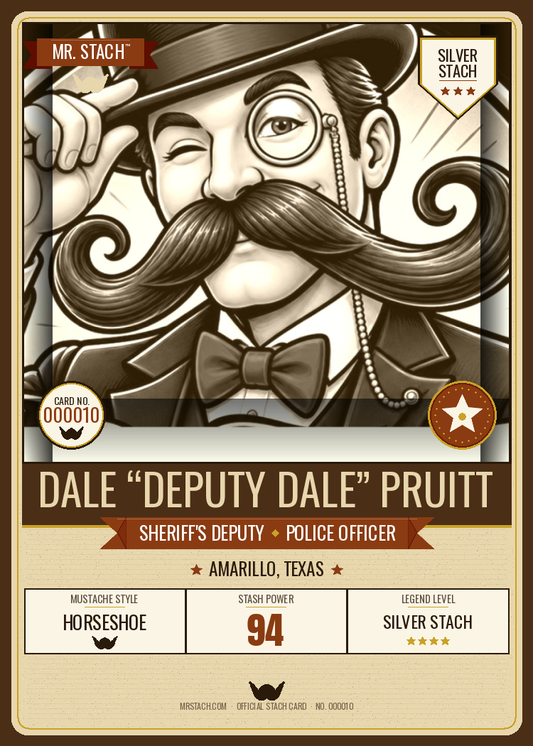 Dale Pruitt — Mr. Stach Card front