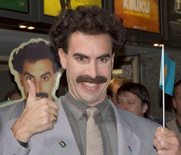 Borat Sagdiyev mustache