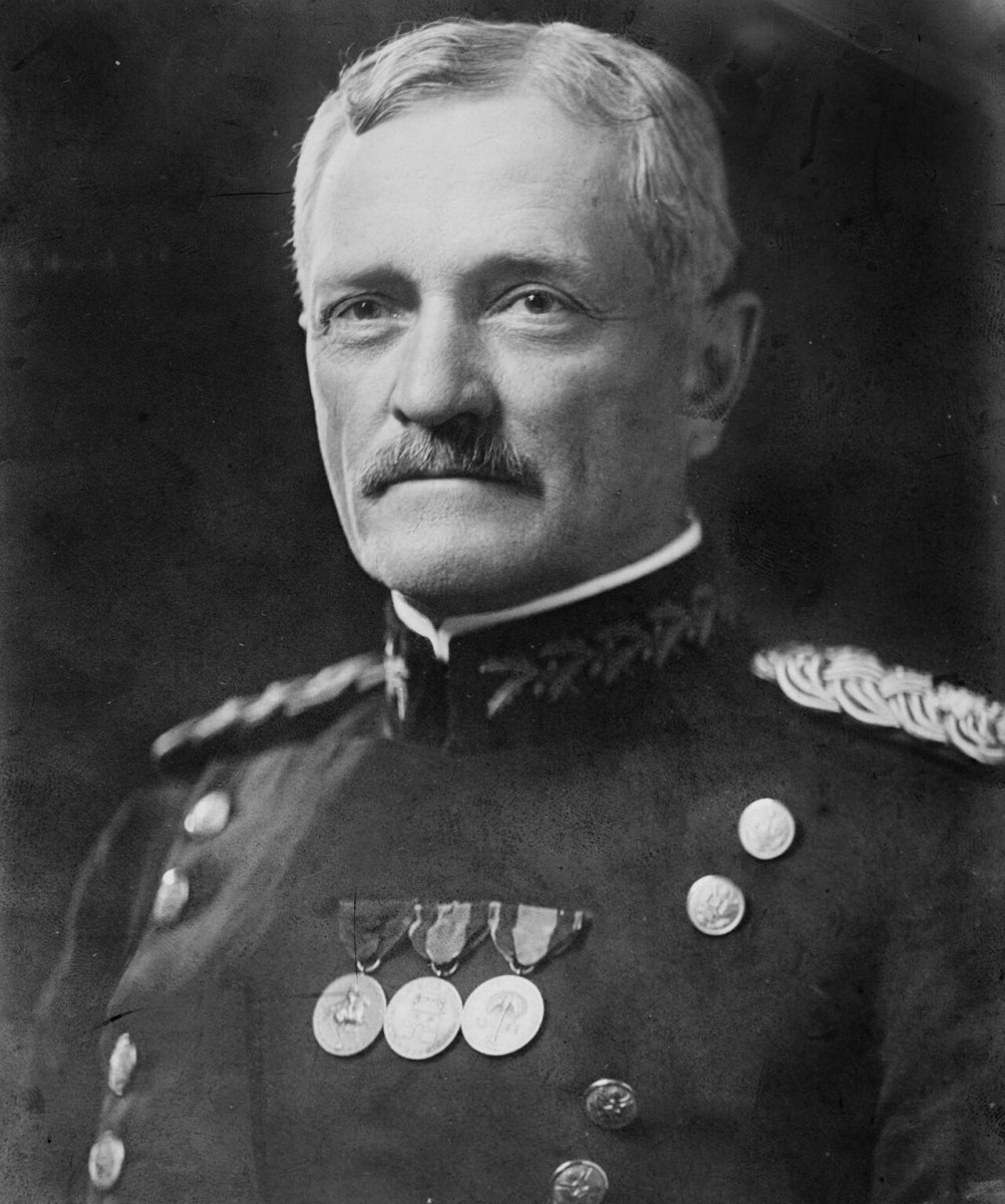 General John J. Pershing mustache