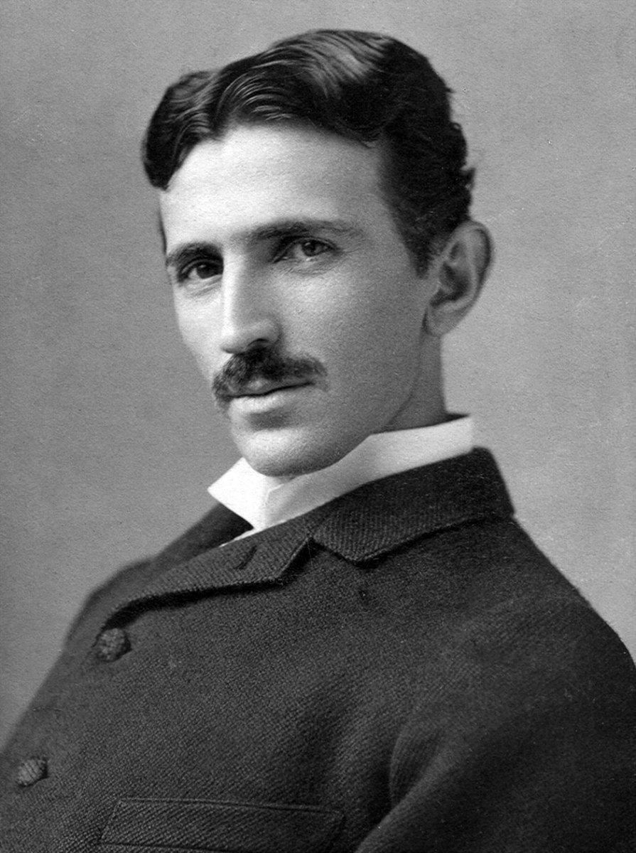 Nikola Tesla mustache