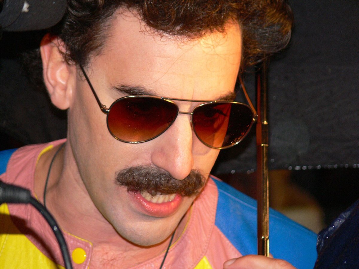 Sacha Baron Cohen mustache